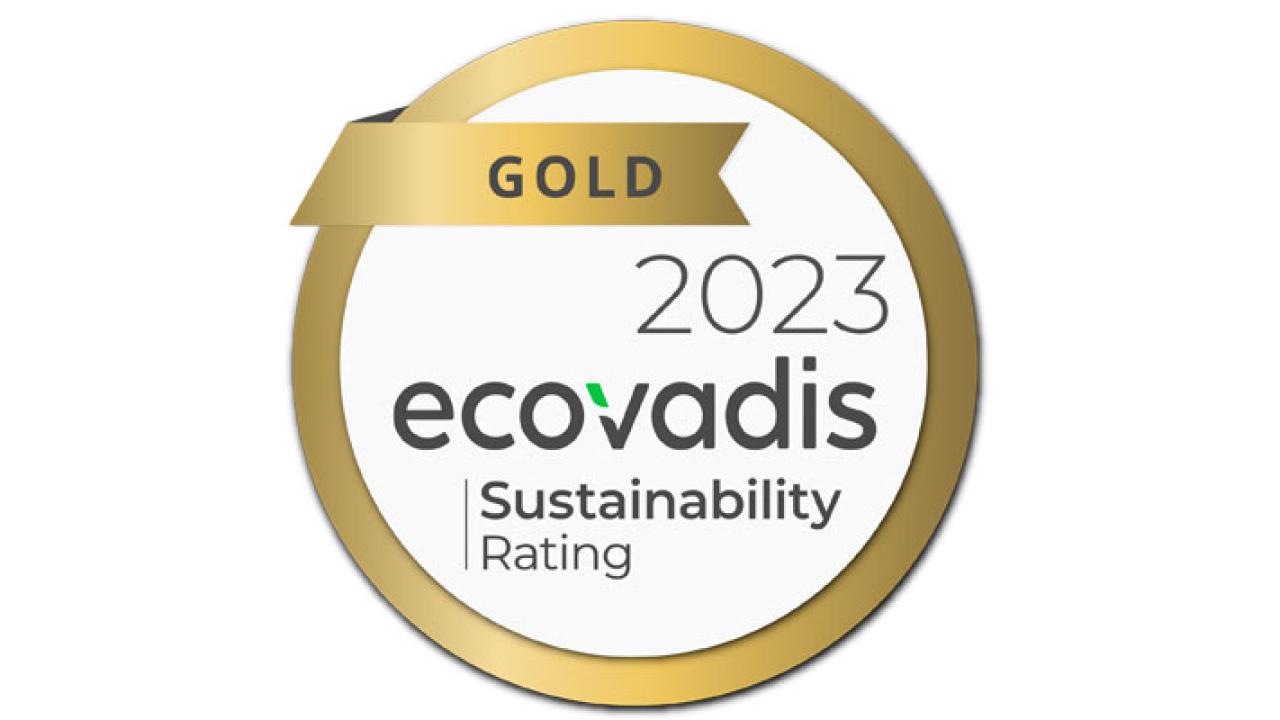In 2023, Schréder was awarded the EcoVadis Gold rating for the second year in a row